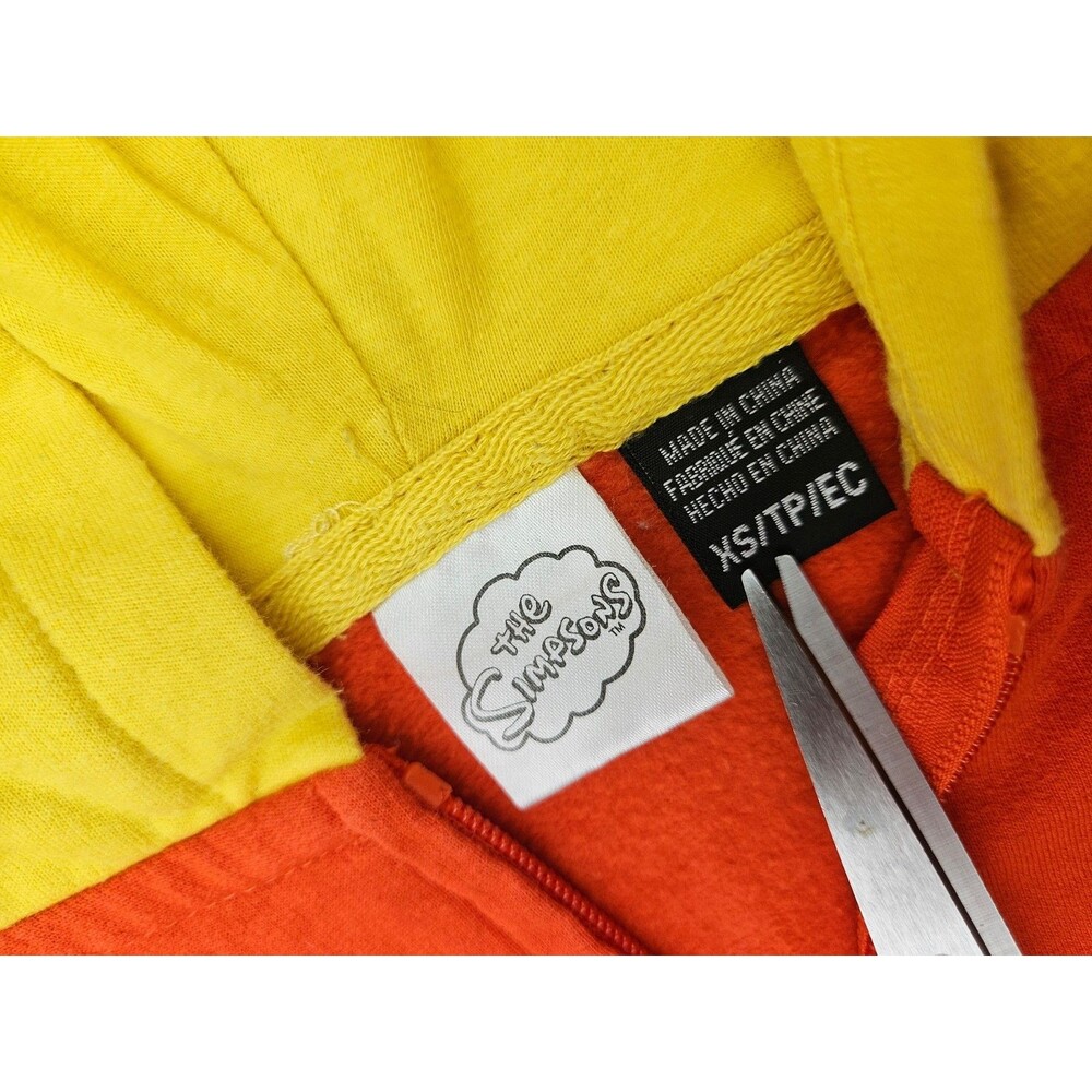 Bart Simpson Halloween costume w/ Primary size 5 Yellow Joggers Mad Engine - Picture 6 of 7